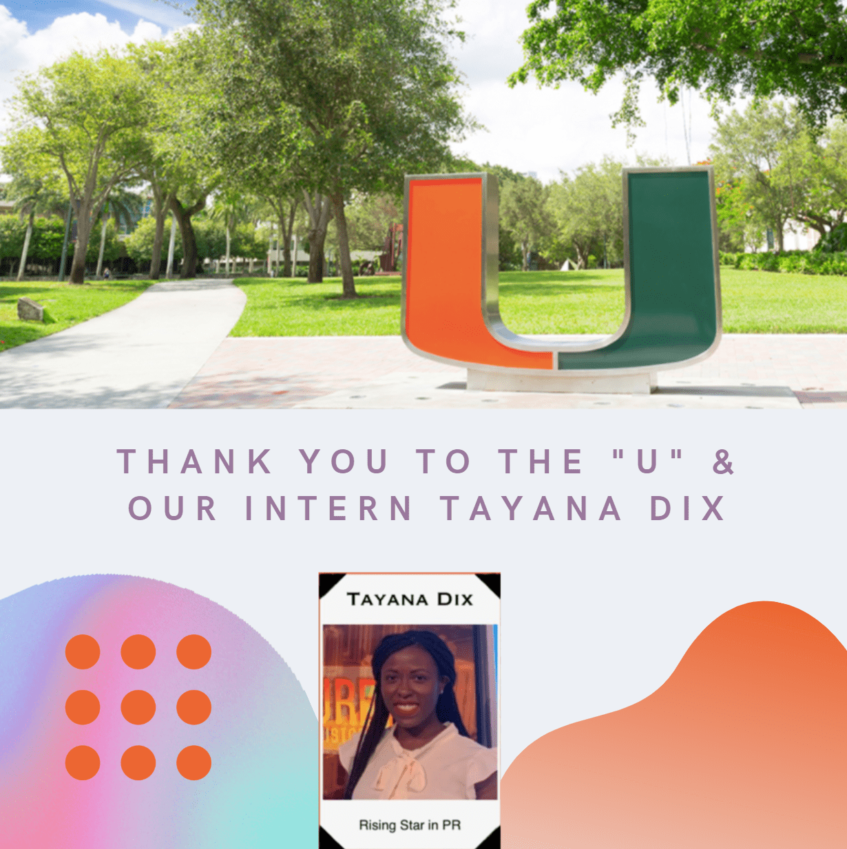 Tayana Dix University of Miami School of Communication